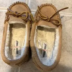 ミネトンカ　ブラウン モカシン　17㎝〜17.5㎝