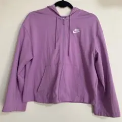 Nike ラベンダー ジップアップパーカー