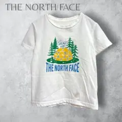 【THE NORTH FACE】　キッズ　プリントTシャツ　白　120 コットンのサムネイル