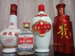 貴州貴酒&瑯琊台&桂林三花酒 3本 おまけ付 中国酒 白酒 五粮液 貴州茅台酒