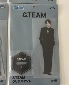 u0026TEAM クリアスタンド 9種 ビッグアクリルスタンド 1種 缶バッジ　4種 エンティーム アクリルスタンド-格安店舗