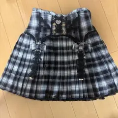 LIZLISA リズリサ プリーツスカート ブラック 量産型 地雷