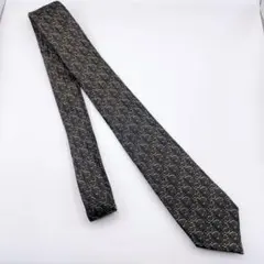 極美品 ディオールオム ネクタイ ハイブランド トロッター柄 希少 光沢 ロゴ柄