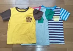 ベルメゾン サイズ130　半袖Tシャツ ３枚セット GITA　中古品