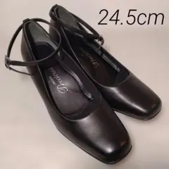 美品 洋服の青山 3way 黒 パンプス 24.5 エヌラインプレシャスのサムネイル