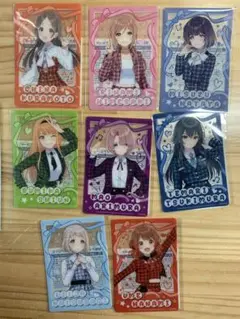 学園アイドルマスター 学マス クリアカード 計8枚セット セブンイレブン