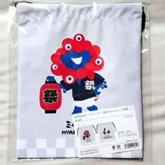 EXPO2025 大阪関西万博 ミャクミャク 巾着袋 和柄 祭 ポーチ 小物入れ