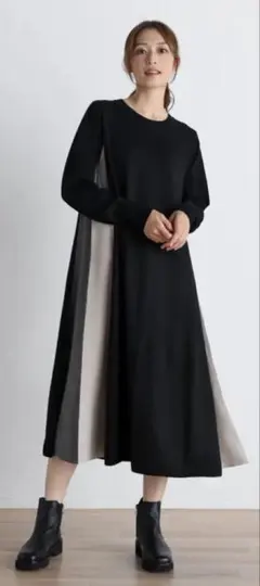 みっち様専用【MEDOC】黒ロングワンピース