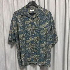 JUNRED ペイズリー柄 半袖シャツ