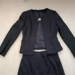 UNTITLED セレモニースーツ スカートスーツ ノーカラー サイズ2