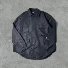 Abu Garcia アブガルシア ポリエステル フィッシングシャツ ブラック