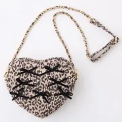 NICECLAUPHeart collectionハート型リボンショルダーバッグ