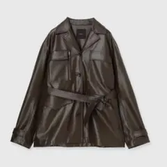 anuans　ヴィーガンレザーオーバージャケットのサムネイル