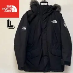 ノースフェイス ブラックダウンジャケット メンズL THE NORTH FACE
