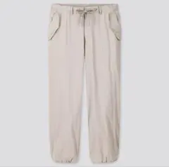 美品！ユニクロ EZYワイドフィットパラシュートジョガーパンツ グレー L