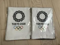 東京2020オリンピック ロゴ マフラータオル2枚セット　新品タグ付き