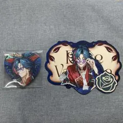 Rose Valentine 魁星 缶バッジ 香り付きカード