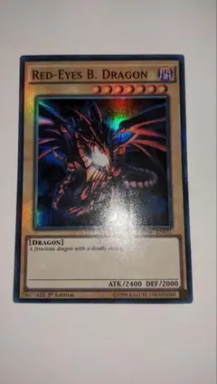 ◆英語 真紅眼の黒竜 スーパー DPBC-EN021 遊戯王 レッドアイズ ①◆