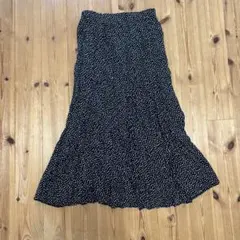 ドット柄　ロングスカートのサムネイル
