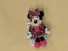 お値下げ不可　ミニー　ヒョウ柄　ピンク　ぬいぐるみチャーム