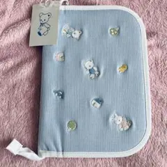 ファミリア 母子手帳ケース ブルー 約22cm×16cmのサムネイル