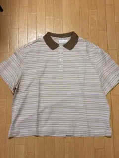 ZARA ボーダー ポロシャツ XL