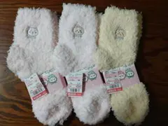 ちいかわ うさぎ 靴下 ぽかぽか ルームソックスモール タグ付き　3点 セット