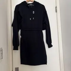 DIESEL フード付きパーカー　スエットワンピース