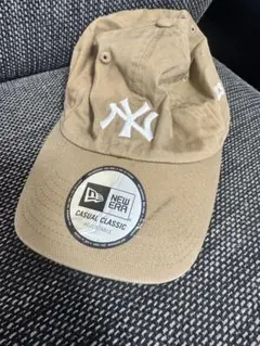 NEWERA カジュアルクラシック ニューヨーク・ヤンキース カーキ×ホワイト