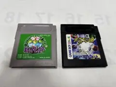 ゲームボーイ ゲームボーイカラー ポケットモンスター緑&ポケモンカードGB