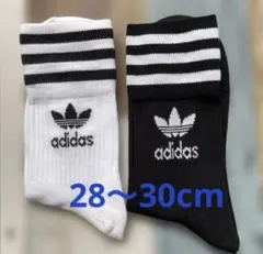 新品　アディダス　メンズ　トレフォイル　ライン　ソックス　人気