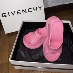 【激レアカラー・極美品】GIVENCHY マシュマロ ウェッジサンダル ピンクのサムネイル