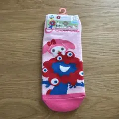 【新品】大阪万博ミャクミャクサンリオマイメロ靴下