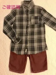 ご確認用140男の子 ZARAシャツ＆GAP短パン  春秋に