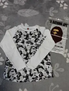 A BATHING APE ABC CAMO ロンT １４０