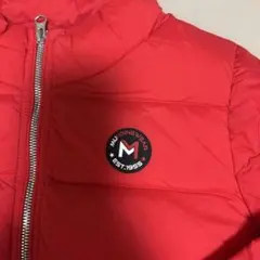Munsingwear 伸縮性抜群の赤ダウンジャケット