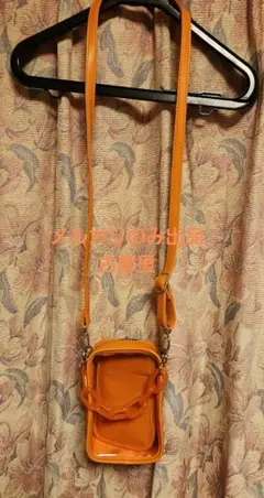 WEGO　カラフルチェーンぬい痛ショルダー　オレンジ