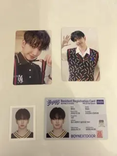 BOYNEXTDOOR ジェヒョン トレーディングカードセット