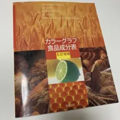 カラ－グラフ食品成分表 5訂増補 食品成分表 教科書 家庭科 本 資料 成分表