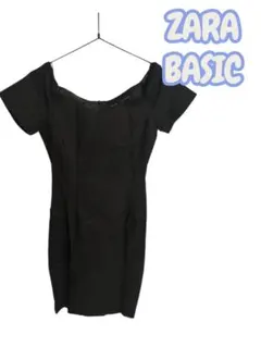 即購入OK ZARA BASIC ワンピース M相当 Vネック きれいめ 通勤