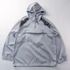 ビンテージ古着90s00s ハーフジップ カンガルーポケット くすみ アノラック