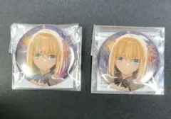 fate stay night セイバー 缶バッジ Fate/stay night 20th コンサート セイバー 金枠 缶バッジ