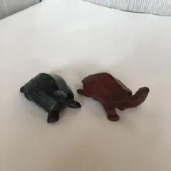 0139 亀　置物　2個セット