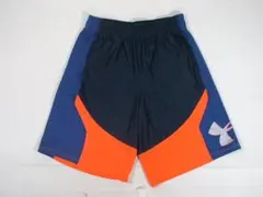 88482 アンダーアーマー　ハーフパンツ　紺ｘ青ｘオレンジ　LG