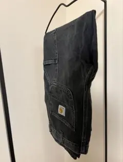Carhartt リメイク バギーデニム ワイドパンツ ブラック Y2K 古着