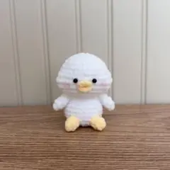ぬいぐるみ　あみぐるみ　編み物　ハンドメイド　あひる　ひよこ