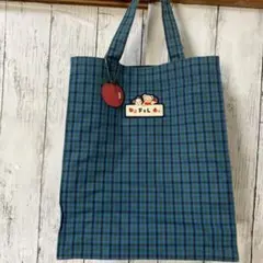 ファミリア★ 手提げトートバッグ 大人気 チェック ハンドバッグ