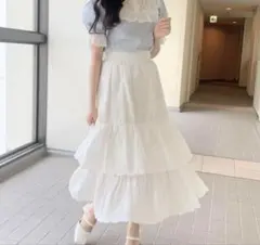 Treat Ürself レーススカート　ホワイト