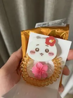 ちいかわ　シーサーのおみやげやさん　トレーディングコイルヘアゴム　ちいかわ