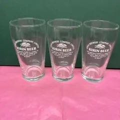 キリンビール グラス 3個セット KIRIN BEER ロゴ入り2種類 - メルカリ